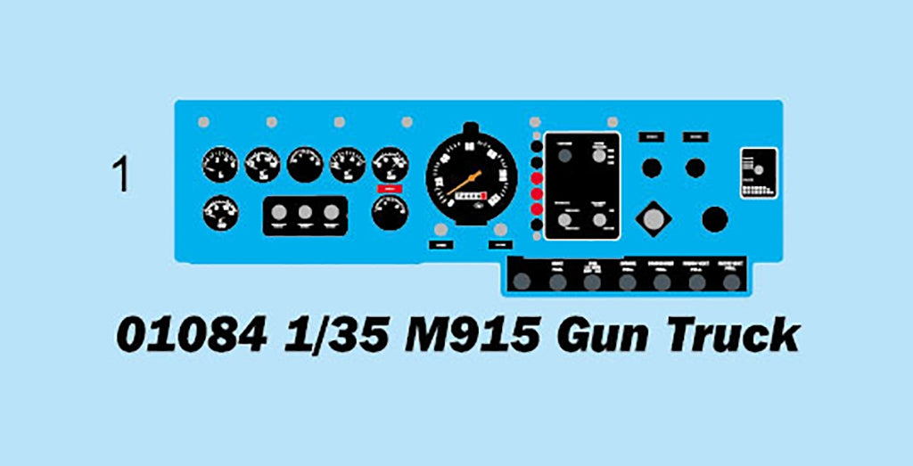 Trumpeter 01084 M915 Gun Truck 1/35 – immagine 4