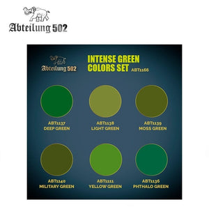 502 Abteilung ABT1166 – INTENSE GREEN COLORS SET (6pcs) – imagen 2