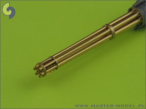Master AM-32-029 M61 A1 Vulcan - Six-barrelled rotary 20mm cannon - turned barrels with etched barrel clamps 1/32 – zdjęcie 3