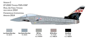 Italeri 1457 EF-2000 Typhoon In R.A.F. Service 1/72 – immagine 3