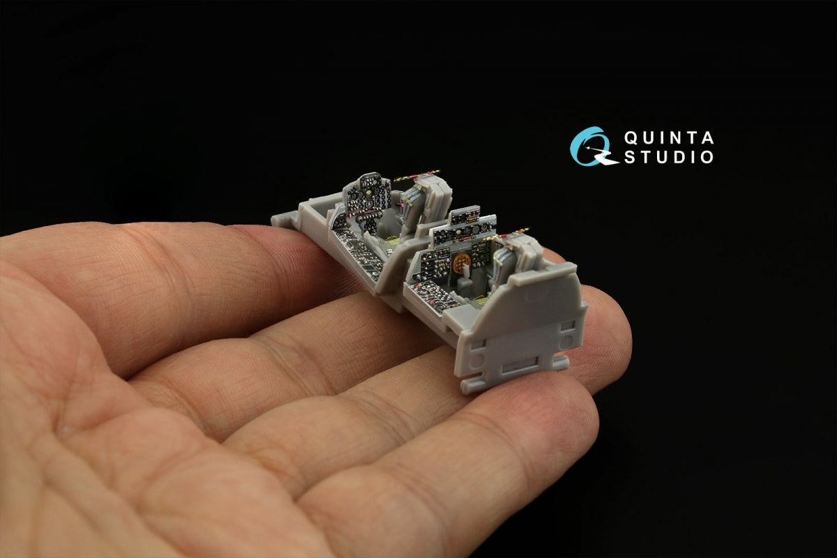 Quinta Studio QD72080 F-4J Late 3D-Printed &amp;amp; coloured Interior on decal paper (Fine Molds) 1/72 – Bild 9