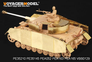 Voyager Model PEA165 WWII German Panzer.IV Ausf.H/J schürzen (For TAMIYA 35209 35181) 1/35 – imagen 3