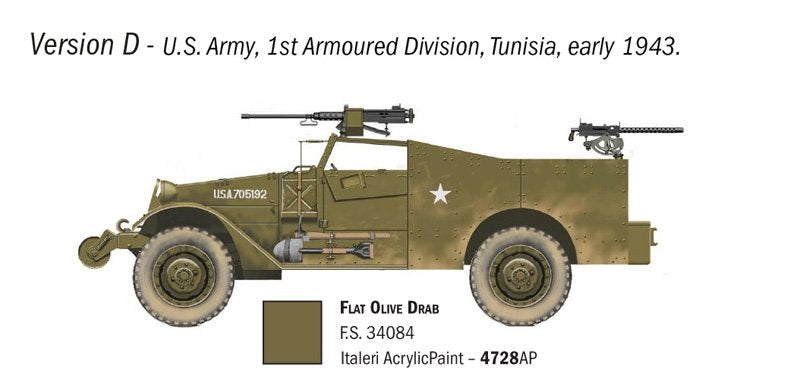 Italeri 7063 M3A1 Scout Car 1/72 – imagen 5
