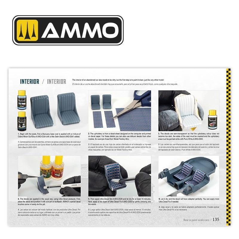 Ammo by Mig 6298 Comment peindre des voitures miniatures Bilingue : anglais et espagnol – image 10