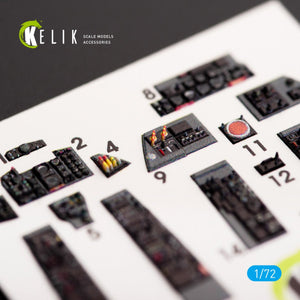 KELIK K72014 F-4D &amp;quot;PHANTOM II&amp;quot; INTERIOR 3D DECALS FOR FINEMOLDS KIT 1/72 – imagen 5