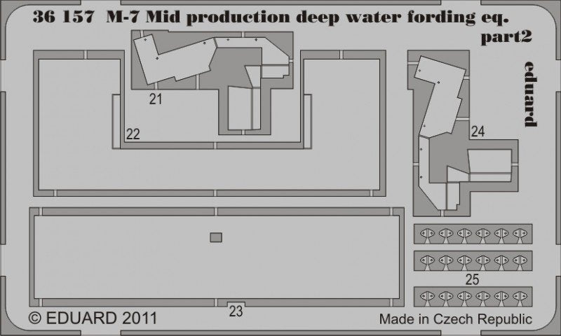 Eduard 36157 M-7 Mid production deep water fording eq. 1/35 Dragon – Bild 2