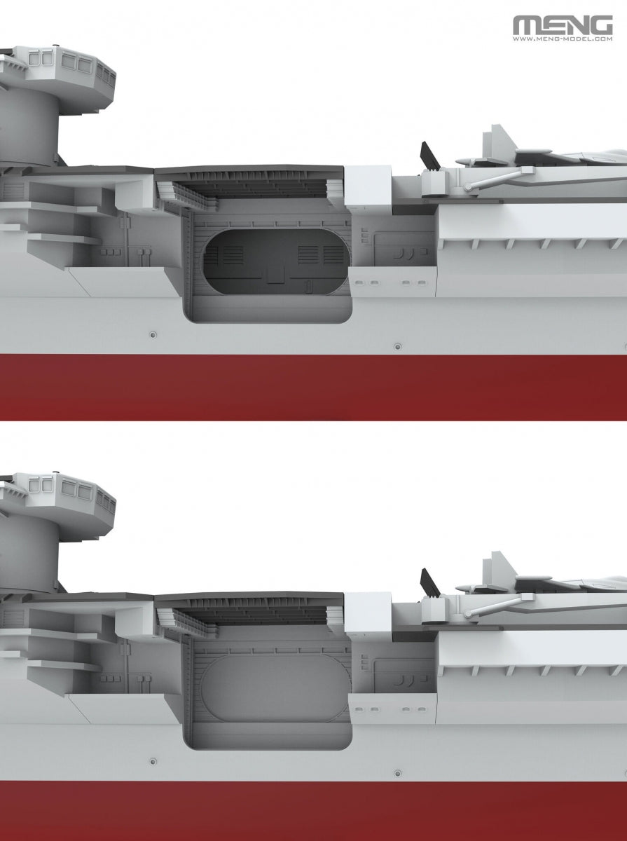 Meng Model PS-010 Aircraft Liaoning 1/700 – immagine 7