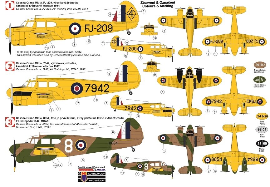 Kovozavody Prostejov KPM0169 Cessna CRANE Mk.Ia 1/72 – imagen 2