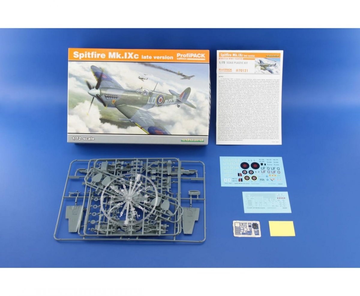 Eduard 70121 Spitfire Mk.IXc late version 1/72 – imagen 2