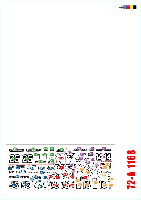 Star Decals 72-A1168 72-A1168 US 6th Armored Division 2 The Super-Sixth in Europe 1944-45 1/72 – immagine 2