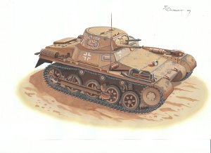 Attack 72869 Flammpanzer PzKpfw I Ausf. A 1/72