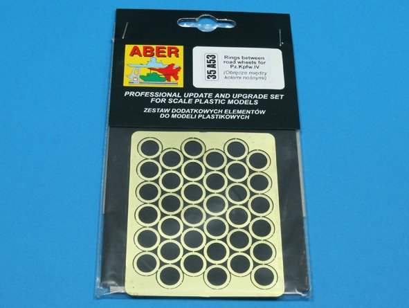 Aber 35A053 Obręcze między kołami nośnymi dla Pz.IV 1/35 – immagine 3