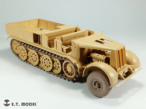 Maquette ET Model P35-062 Sd.Kfz.9 allemand de 18 tonnes (Seconde Guerre mondiale) FAMO, roues avant affaissées et chenilles fonctionnelles, échelle 1/35 – image 10