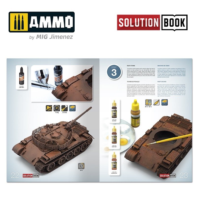 AMMO of Mig Jimenez 7719 SOLUTION BOX - Realistic Rust – zdjęcie 3