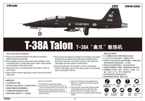 Trumpeter 02852 T-38A Talon 1/48 – imagen 2