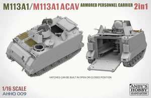 Andy&amp;#39;s Hobby Headquarters AHHQ-009 Kit M113A1 / M113A1 ACAV 2 en 1 1/16 – image 2