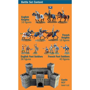Italeri 6185 Château assiégé - Guerre de Cent Ans 1337/1453 Coffret de bataille 1/72  – image 2