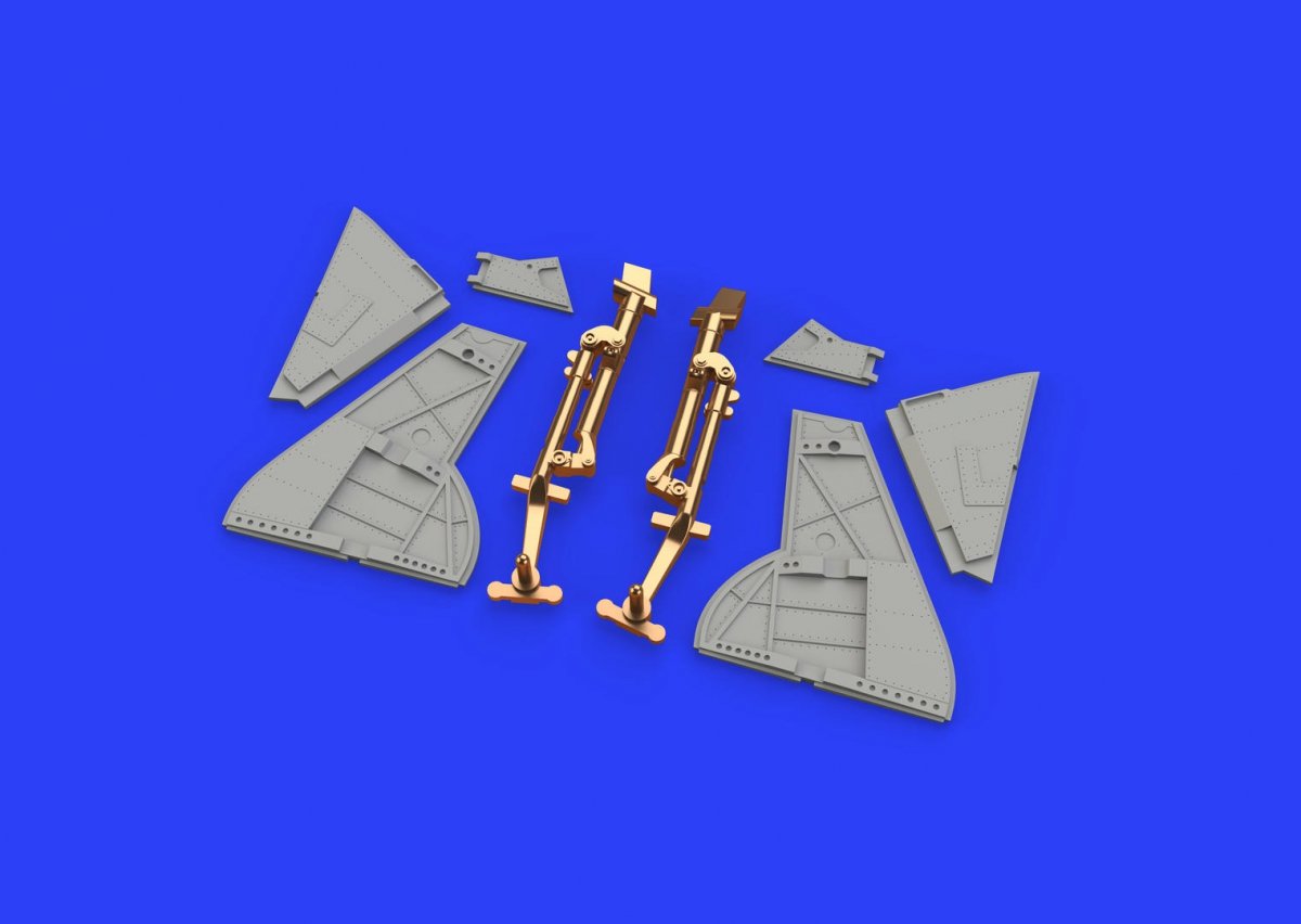 Eduard 648446 Tempest Mk. V undercarriage legs BRONZE 1/48 EDUARD – imagen 3