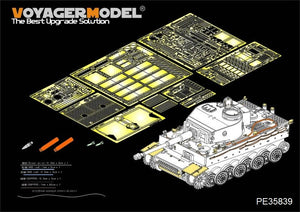 Maquette Voyager PE35839 Tigre I allemand de la Seconde Guerre mondiale, Groupe « Fehrmann » (pour RFM 5005), échelle 1/35
