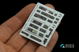 Quinta Studio QD48270 EA-6B Prowler (ICAP II) 3D-Printed &amp;amp; coloured Interior on decal paper (Kinetic) 1/48 – imagen 4