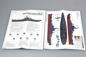 Trumpeter 05760 U.S.S. South Dakota BB-57 1/700 – zdjęcie 3