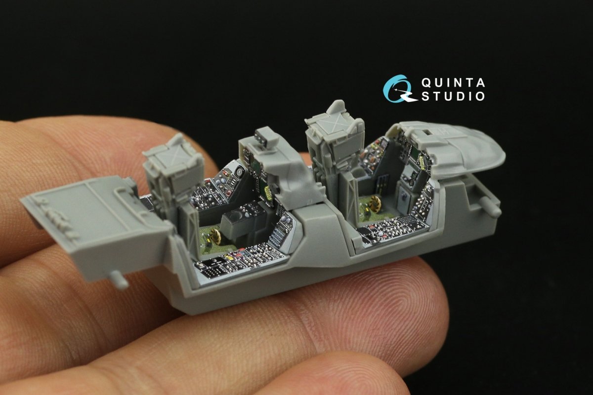 Quinta Studio QD72031 F-14D 3D-Printed &amp;amp; coloured Interior on decal paper (GWH) 1/72 – imagen 9