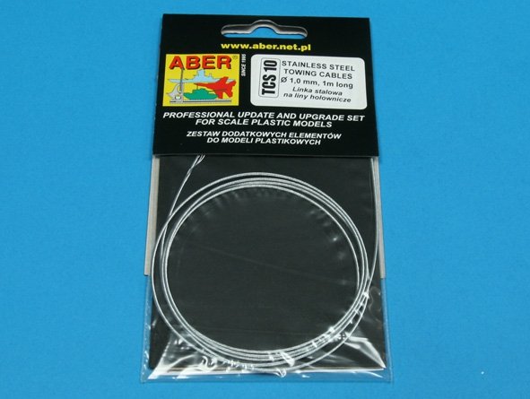 Aber TCS10 Stainless Steel Towing Cables 1,0mm, 1m long – immagine 4