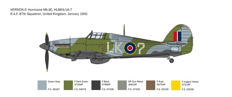 Italeri 2828 Hurricane Mk. IIC 1/48 – imagen 10