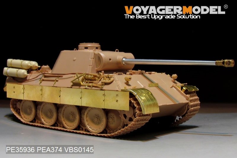 Voyager Model PE35936 WWII German Panther D w/&amp;quot;Stadtgas&amp;quot; Fuel Tanks Basic For MENG TS-038 1/35 – imagen 2