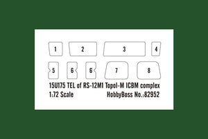 Hobby Boss 82952 15U175 TEL of RS-12M1 Topol-M ICBM complex 1/72 – zdjęcie 3
