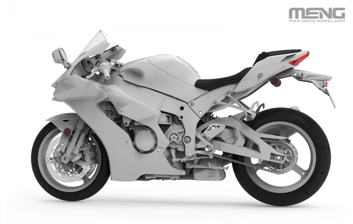 Meng Model MT-007 Kawasaki Ninja ZX-10R 1/9 – imagen 5