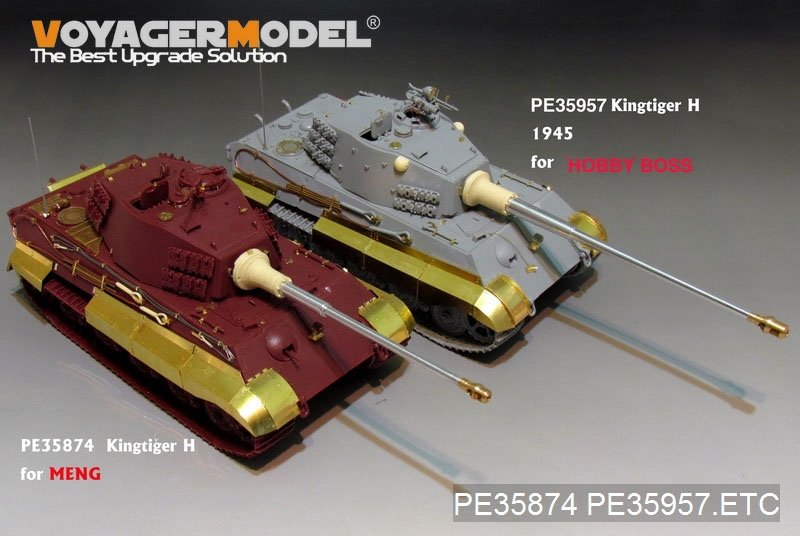 Voyager Model PE35957 WWII German King Tiger (Hensehel Turret) For HOBBYBOSS 84533 1/35 – imagen 21