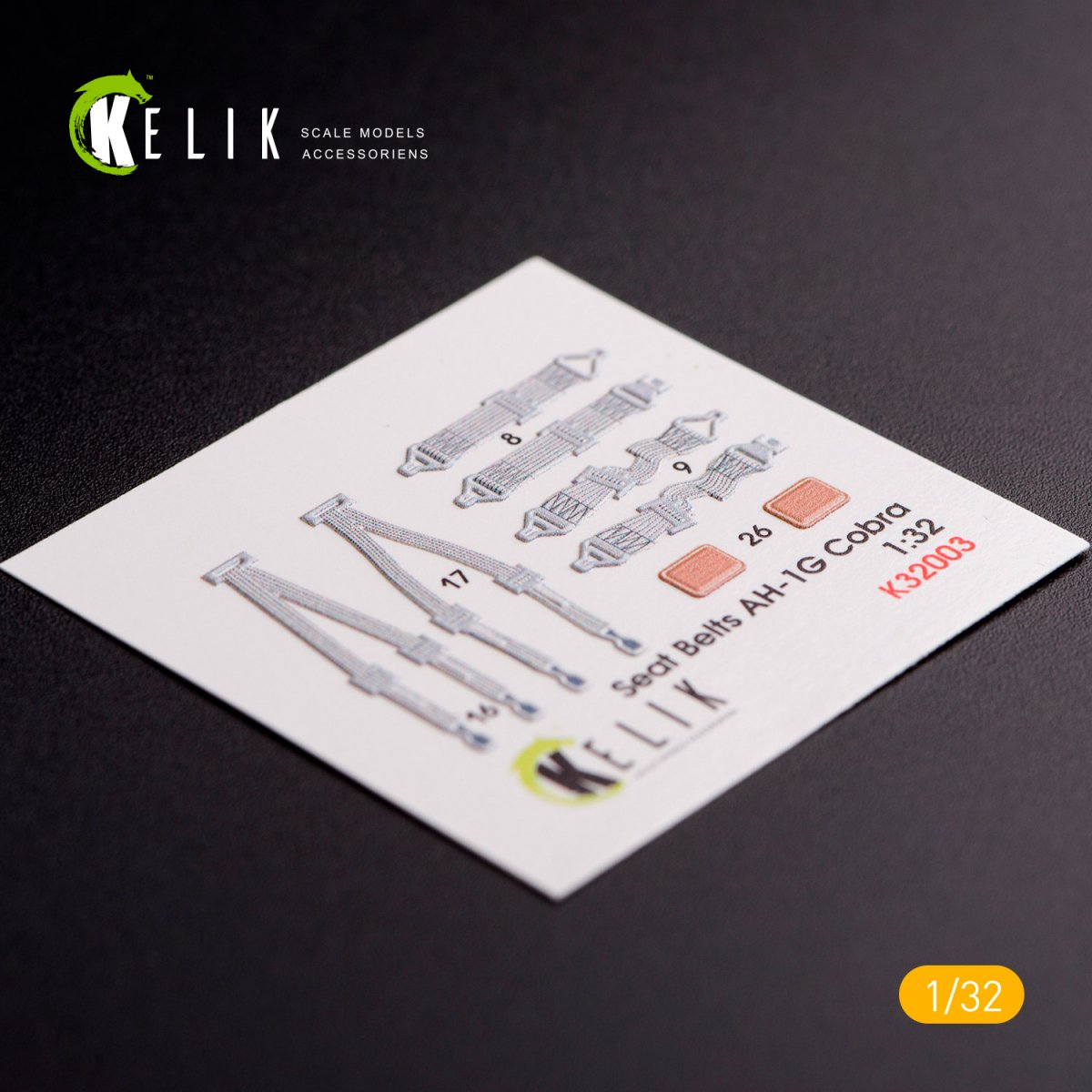 KELIK K32003 AH-1G COBRA INTERIOR 3D DECALS FOR ICM KIT 1/32 – imagen 6