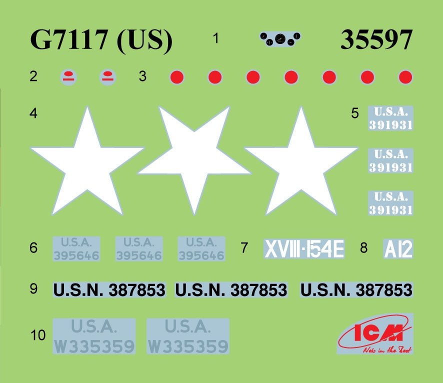 ICM DS3528 WWII US military vehicles 1/35 – immagine 19