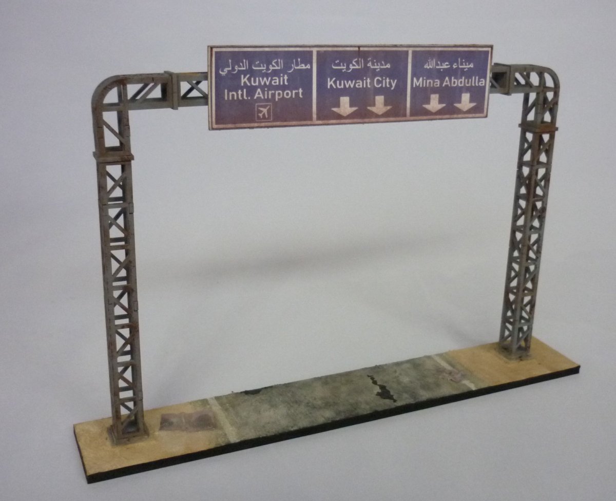 RT-Diorama 35580 Highway bridge for signs No.1 1/35 – immagine 3