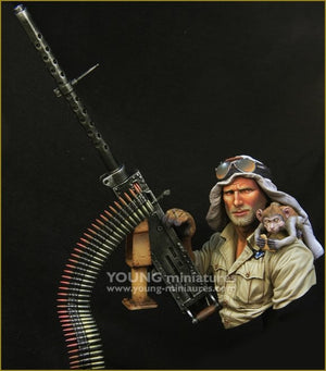 Young Miniatures YM1867 BRITISH SAS JEEP GUNNER North Africa 1941 1/10 – imagen 6