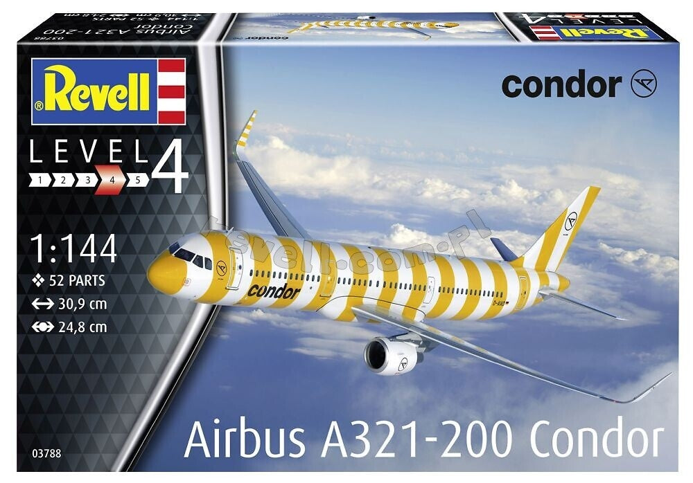 Revell 03788 Airbus A321-200 Condor 1/144 – immagine 2