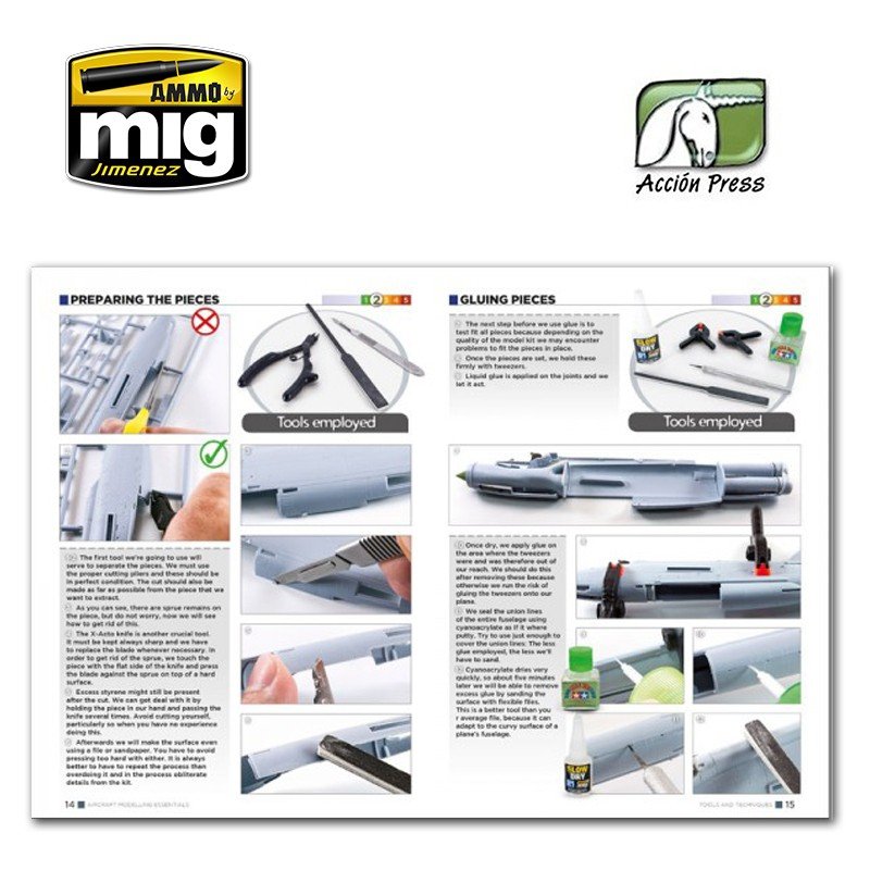 AMMO de Mig Jimenez EURO0014 ESSENTIELS DE MODÉLISATION D&amp;#39;AVIONS (Anglais) – image 2