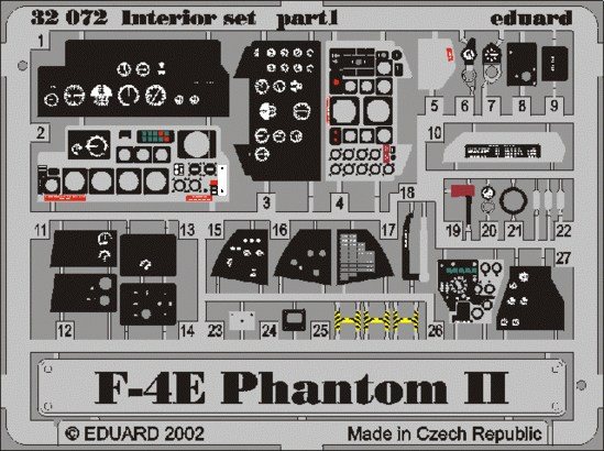 Eduard BIG3202 F-4E 1/32 Tamiya – imagen 11