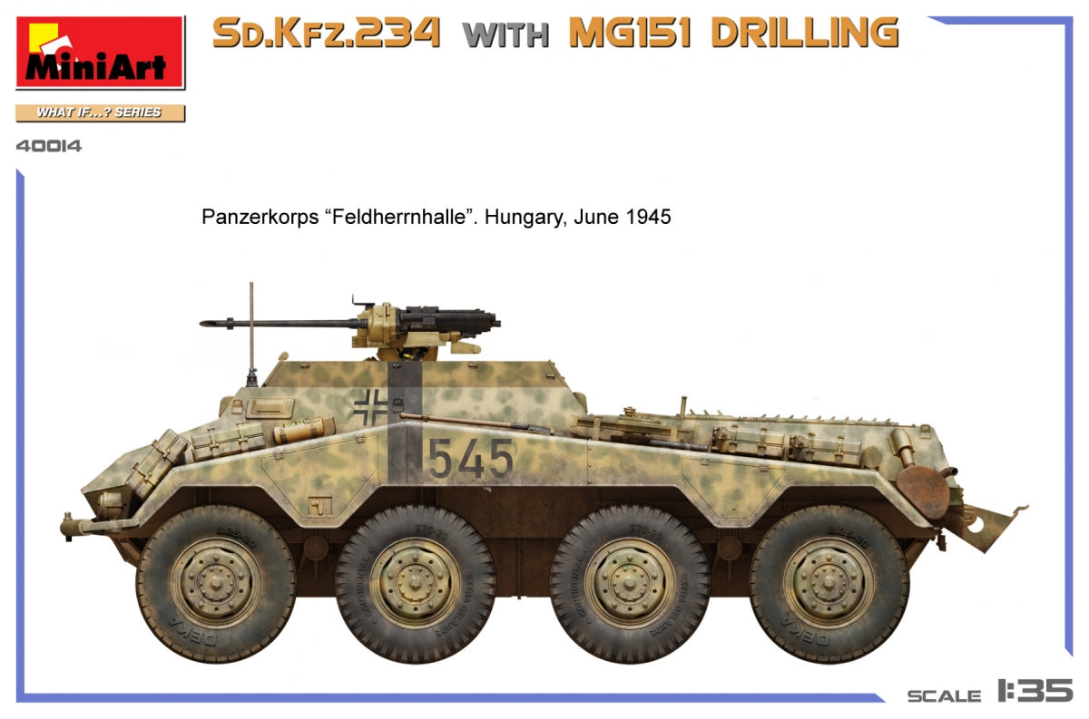 MiniArt 40014 Sd.Kfz.234 AVEC PERÇAGE MG151 1/35 – image 5