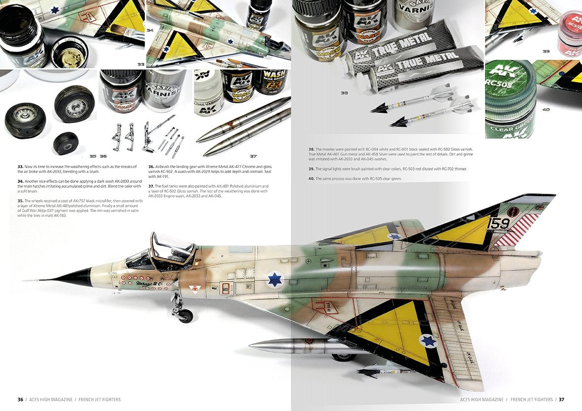 AK Interactive AK2931 ACES HIGH MAGAZINE ISSUE 15 FRENCH JET FIGHTERS – imagen 6