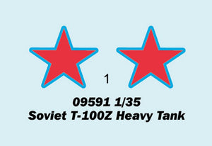 Trumpeter 09591 Soviet T-100Z Heavy Tank 1/35 – Bild 3