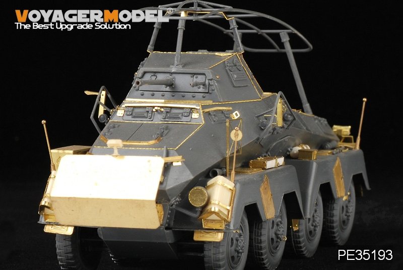 Voyager Model PE35193 WWII German Sd.Kfz.232 8 ROD early version for TAMIYA Kit 1/35 – imagen 9