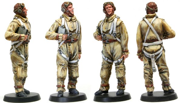 ToRo Model 32F02 Wrzesień 1939 - Pilot w Kombinezonie Drelichowym / September 1939 - Polish Fighter Pilot in denim flying-suit 1/32 – immagine 3