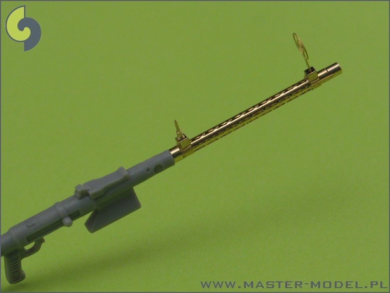Master AM-32-013 German aircraft machine gun MG 15 - turned barrels and etched sights (2pcs) 1/32 – Bild 2