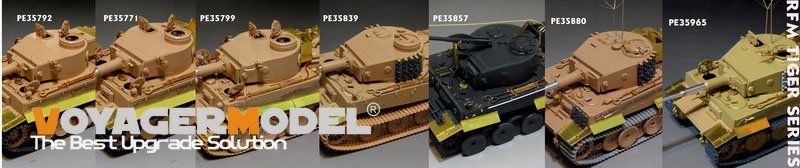 Voyager Model PE35965 WWII German Tiger I Late Production For RFM 5015 1/35 – immagine 18