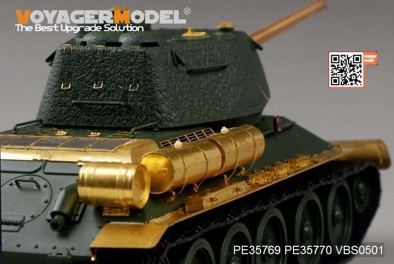 Voyager Model PE35770 WWII Russian T-34/85 Fenders (For ACADMY 13290) 1/35 – image 3