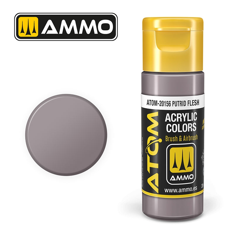 AMMO de Mig Jimenez 20156 ATOM COLOR Putrid Fleshe 20ml