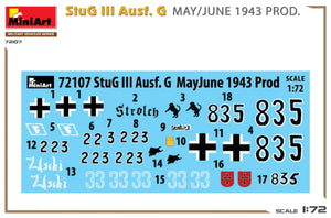 MiniArt 72107 StuG III Ausf. G MAI/JUIN 1943 PRODUCTION 1/72 – image 2