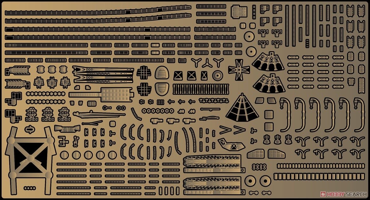 Fujimi 433172 TOKU-99 EX-1 Photo-Etched Parts for IJN Heavy Cruiser Ibuki 1/700 – imagen 3
